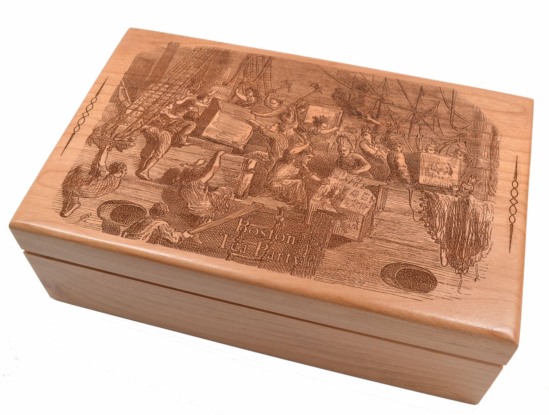 Boston Tea Party Tea Box or Treasure Chest Restored Etsy