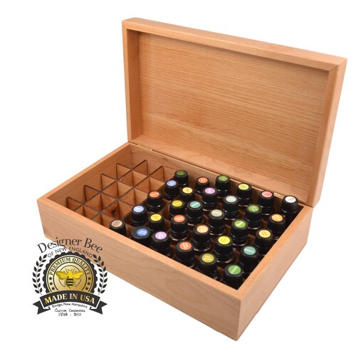 Essential Oil Storage Box - Jesus Anointed by Mary - Can Be Engraved and Personalized with Bible Verse of Choice - 100% Made in the shops USA!