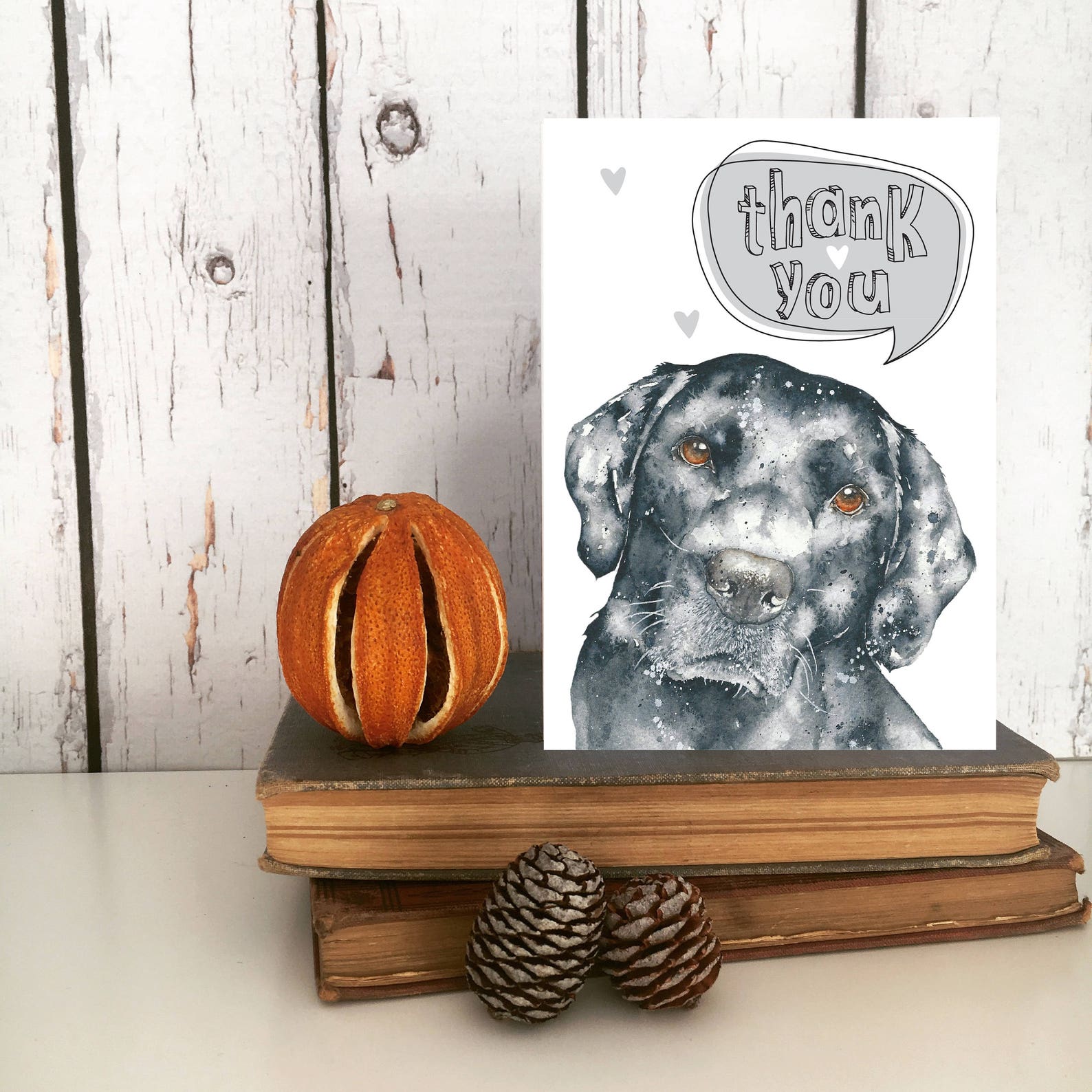 Danke Hund Karte Labrador Karte DankeschönKarte Etsy