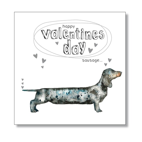 wiener dog valentine