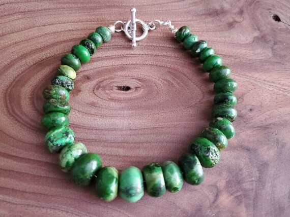 ‘Green World’ Natural Stones Handmade Bracelet 
