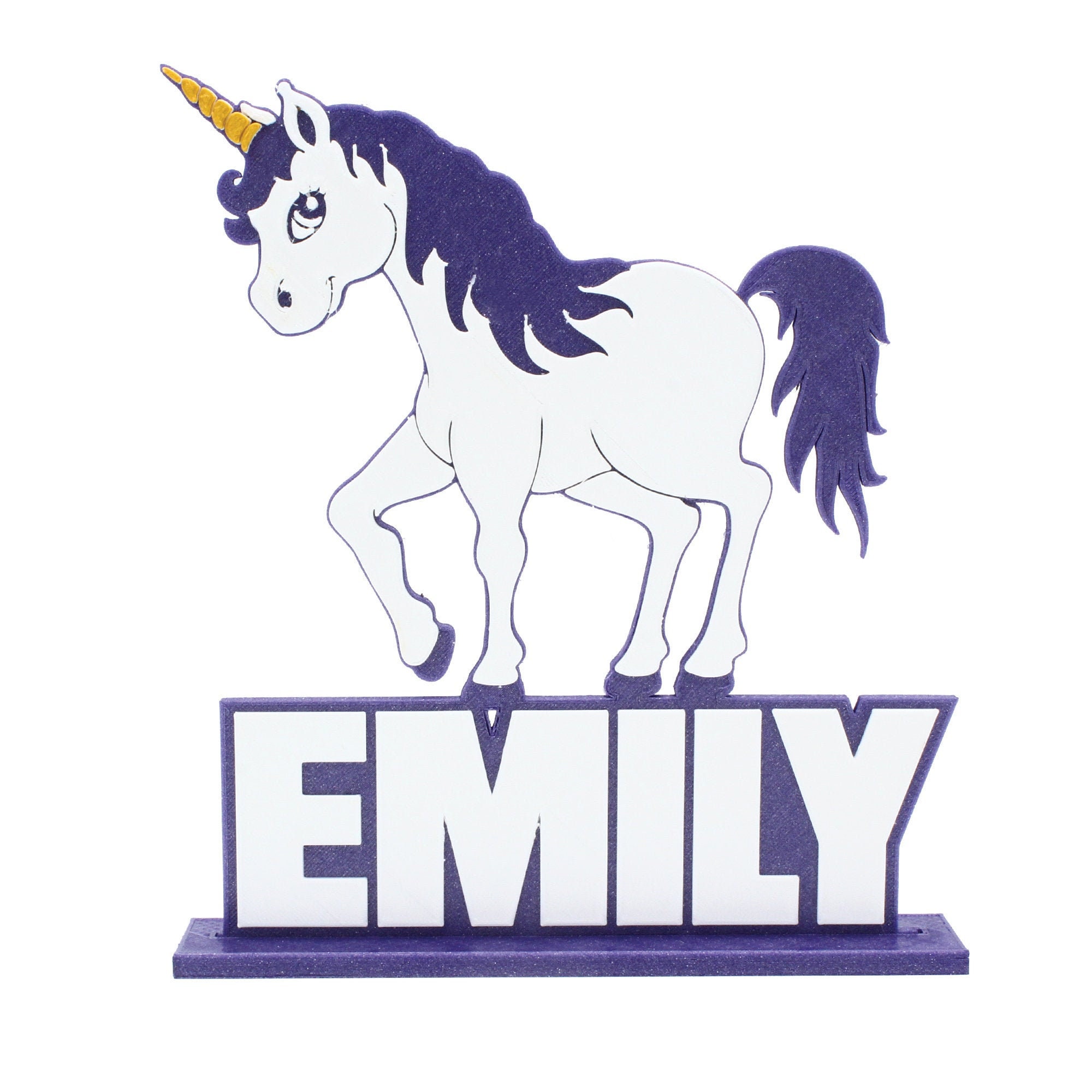 custom unicorn birthday cake topper centerpiece personalized etsy