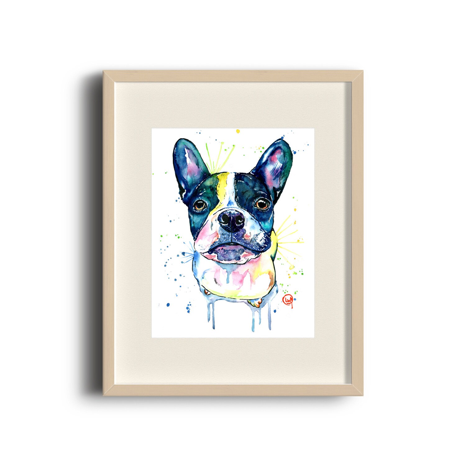 French Bulldog Print French Bulldog Gifts Frenchie Dog Art - Etsy