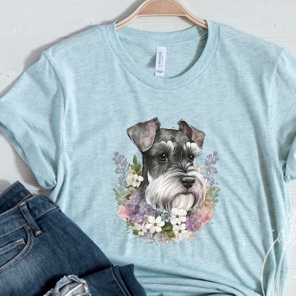 Miniature Schnauzer T-Shirt Funny Miniature Schnauzer Shirt Miniature Schnauzer Lover Gift Gift Dog Lover Tshirt