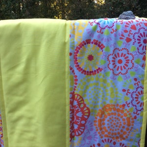 Modern quilt,Dorm quilt, Sweet sixteen,yellow,green,Teacher gift,Ready to send
