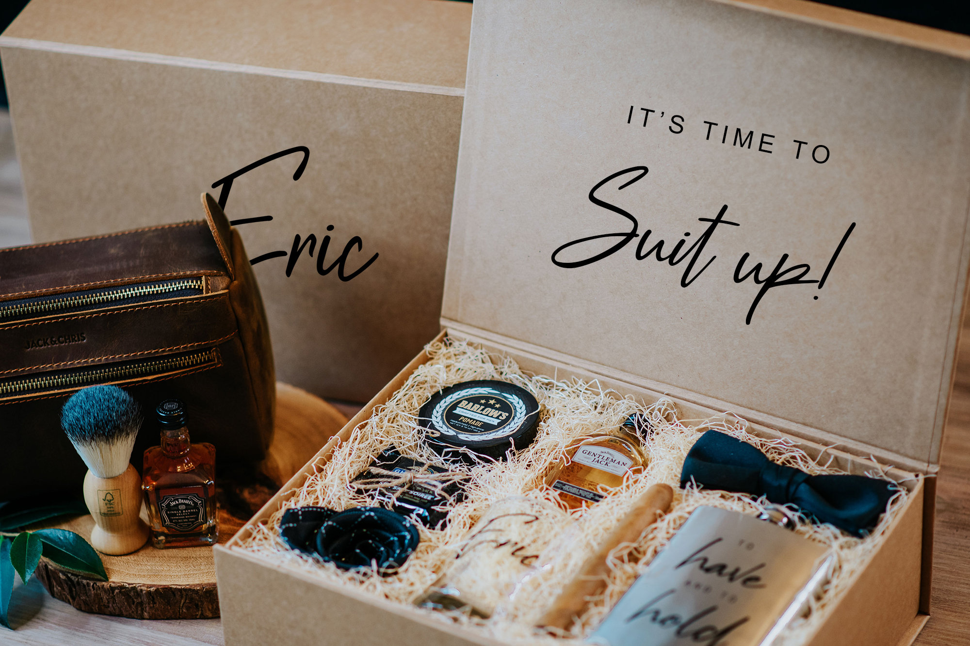 Personalized Groomsmen Proposal Box