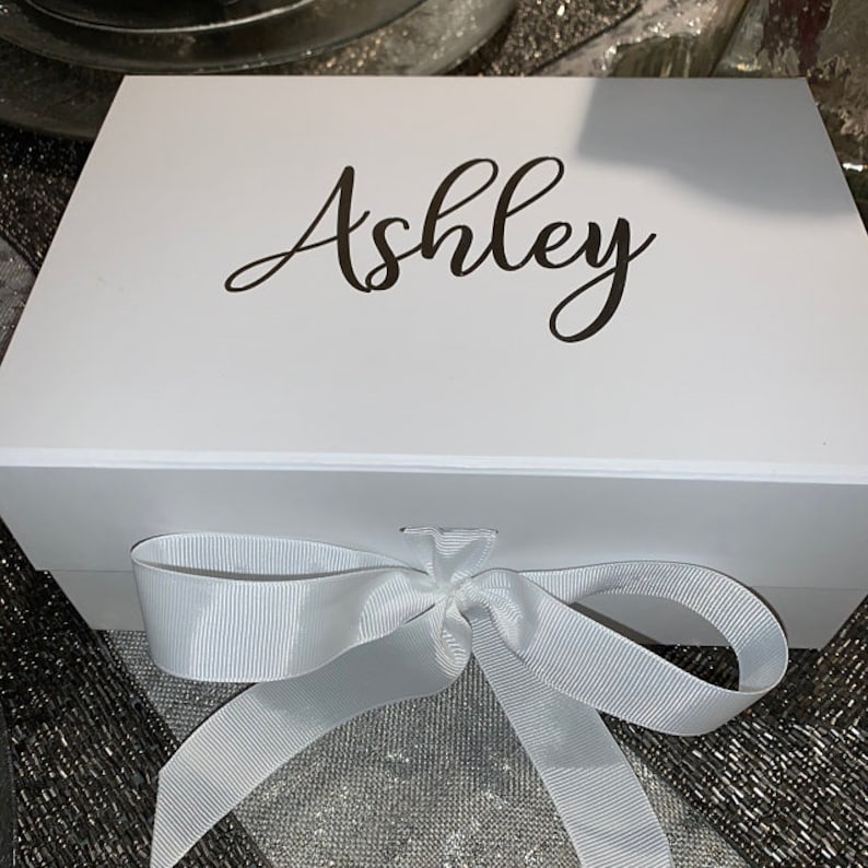 Happy Birthday Box Gift Box for Her Personalized Birthday Etsy