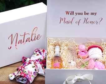 Personalized Bridesmaid Proposal Box: Custom Keepsake Gift