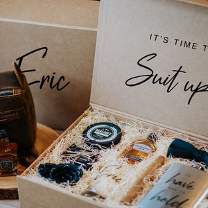 groomsman proposal box, will you be my groomsman, gift box empty, will you be my best man, unique groomsmen gifts, best man gift box