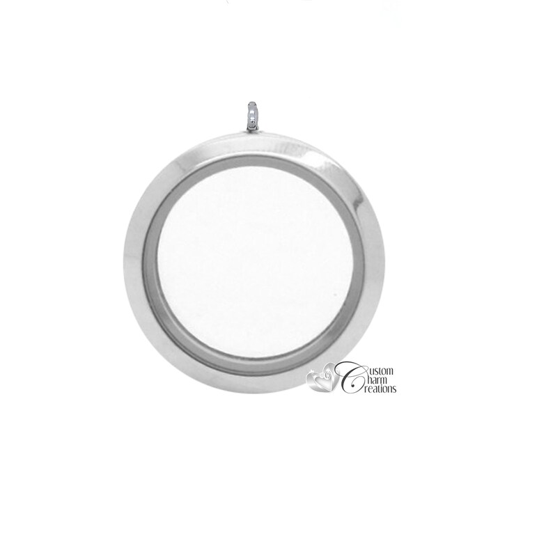 Floating Locket Stainless Steel Twist Top Large 30 mm Etsy