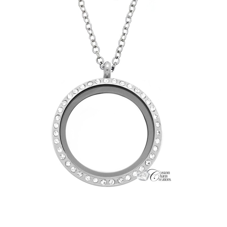 Floating Locket Stainless Steel Twist Top Large 30mm Etsy