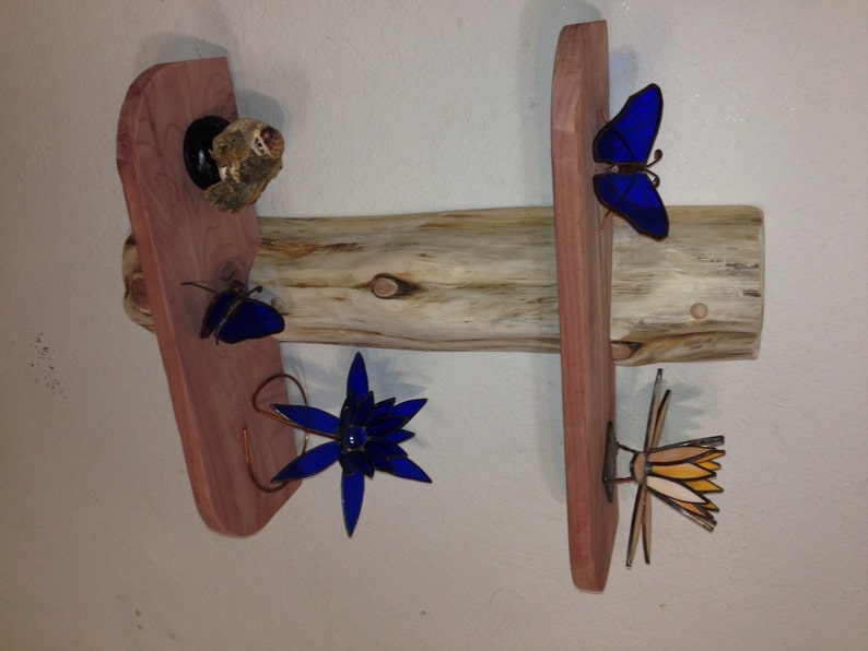 Rustic Cedar Wood Log Shelf / Cabin / Lodge Decor / Log Etsy