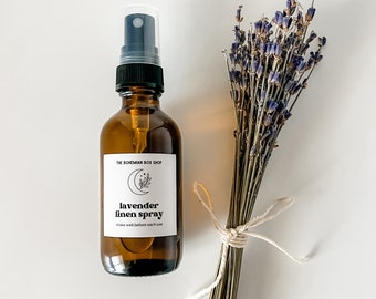 Lavender Linen Spray / Lavender Pillow Spray / Relaxation Gift / Aromatherapy Spray / Calming Pillow Spray / Sleep Spray / Pillow Mist