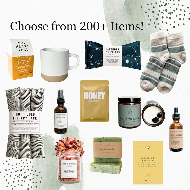 build your own custom gift set build a box items
