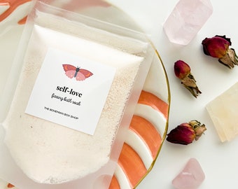 Self-Love Fizzing Bath Soak / Bath Bomb Dust / Bath Sprinkles / Build A Custom Care Package / Self Care Spa Gifts / Mothers Day Gifts