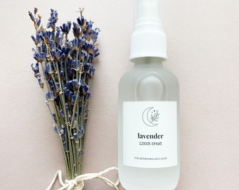 Lavender Linen Spray / Lavender Pillow Spray / Relaxation Gift / Aromatherapy Spray / Calming Pillow Spray / Sleep Spray / Pillow Mist