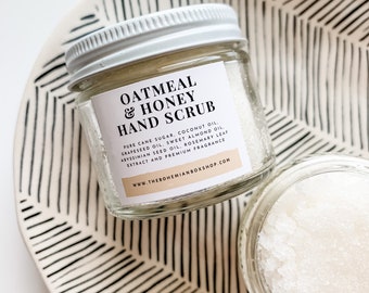 Oatmeal and Honey Hand Scrub for Soft and Beautiful Hands