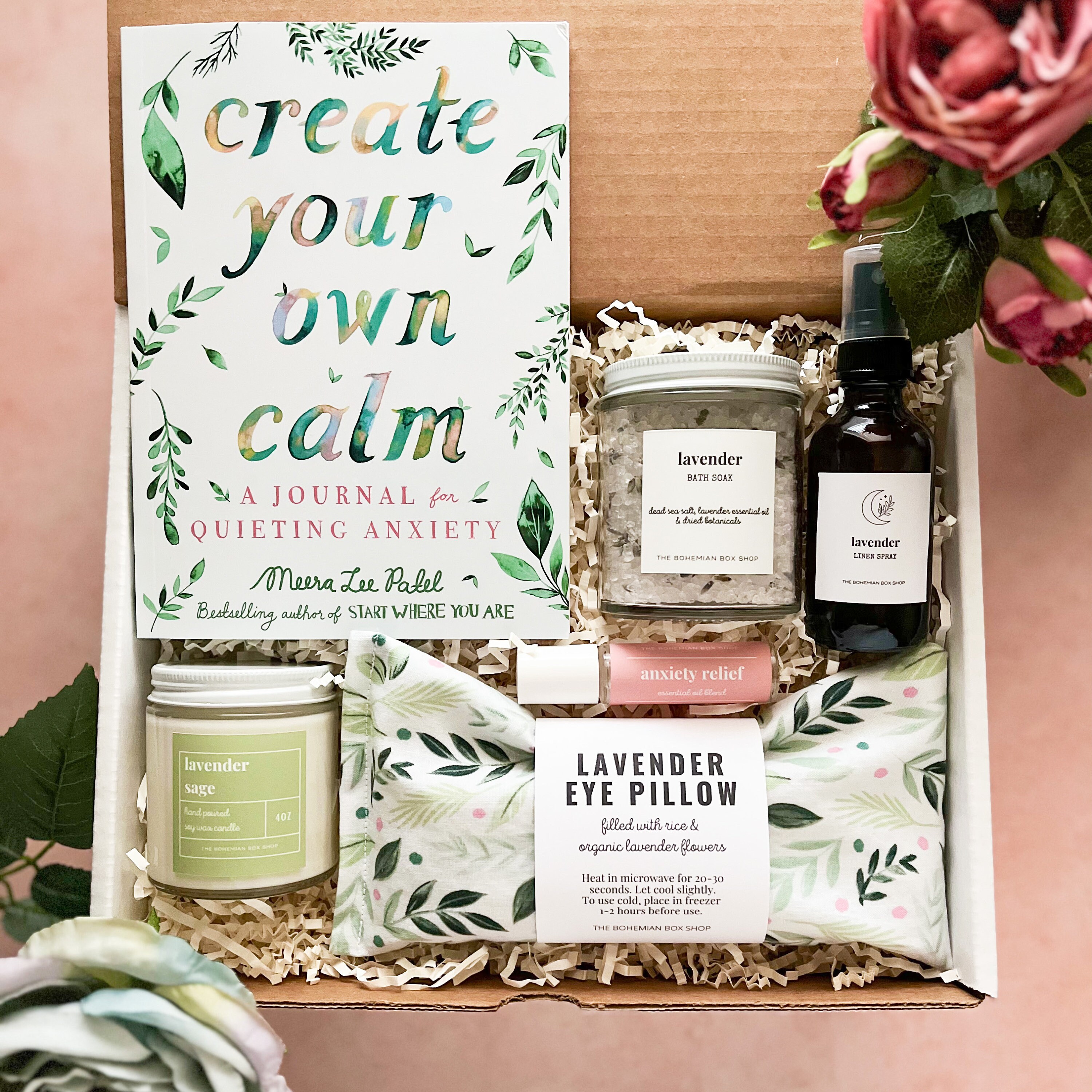 Anxiety Relief Care Package / Create Your Own Calm Gift Box / Stress Relief Gift Set / Anxiety Relief Box...