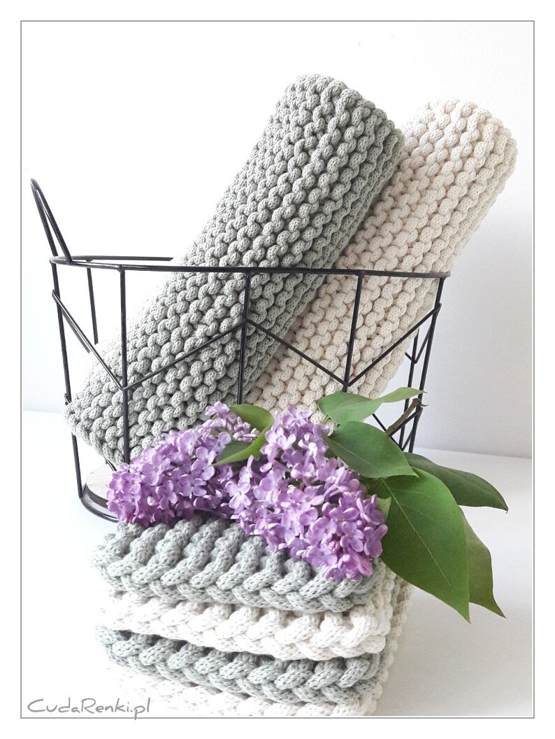 Knitted table mats table decoration knitted placemat Etsy
