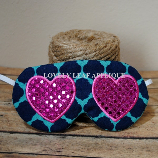 Heart Sleep Mask Etsy