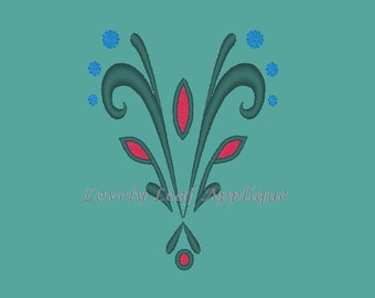 DIGITAL ITEM: Elsa Coronation Dress Embroidery Design