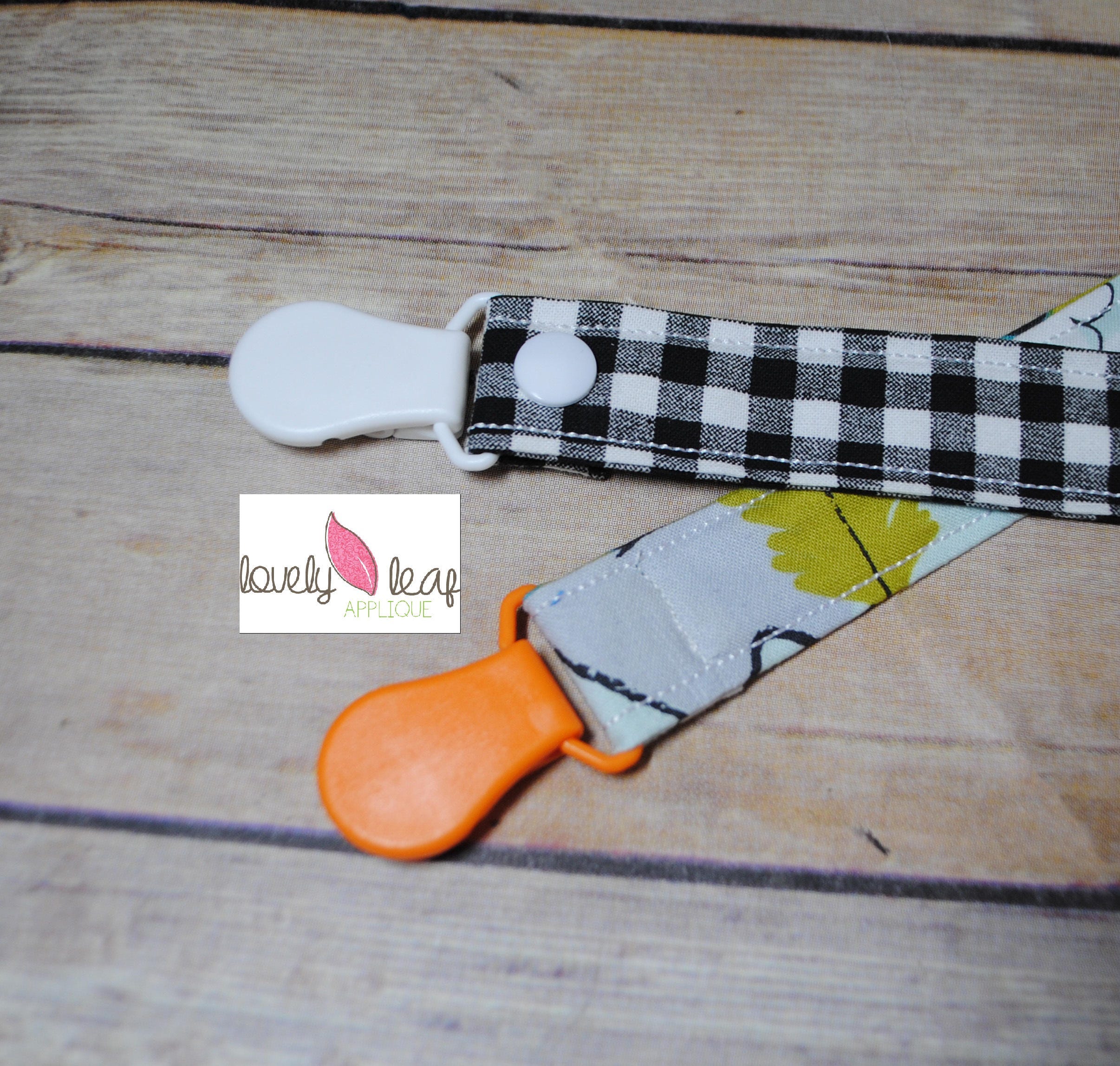 DIGITAL ITEM: ITH Pacifier Clip Embroidery Design 5x7 Hoop - Etsy