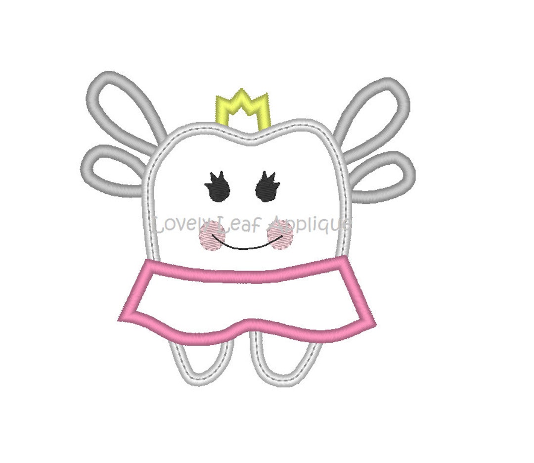 DIGITAL ITEM: Tooth Applique Design - Etsy
