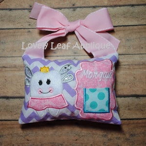 DIGITAL ITEM: 5x7 Tooth Fairy Pillow ITH Design