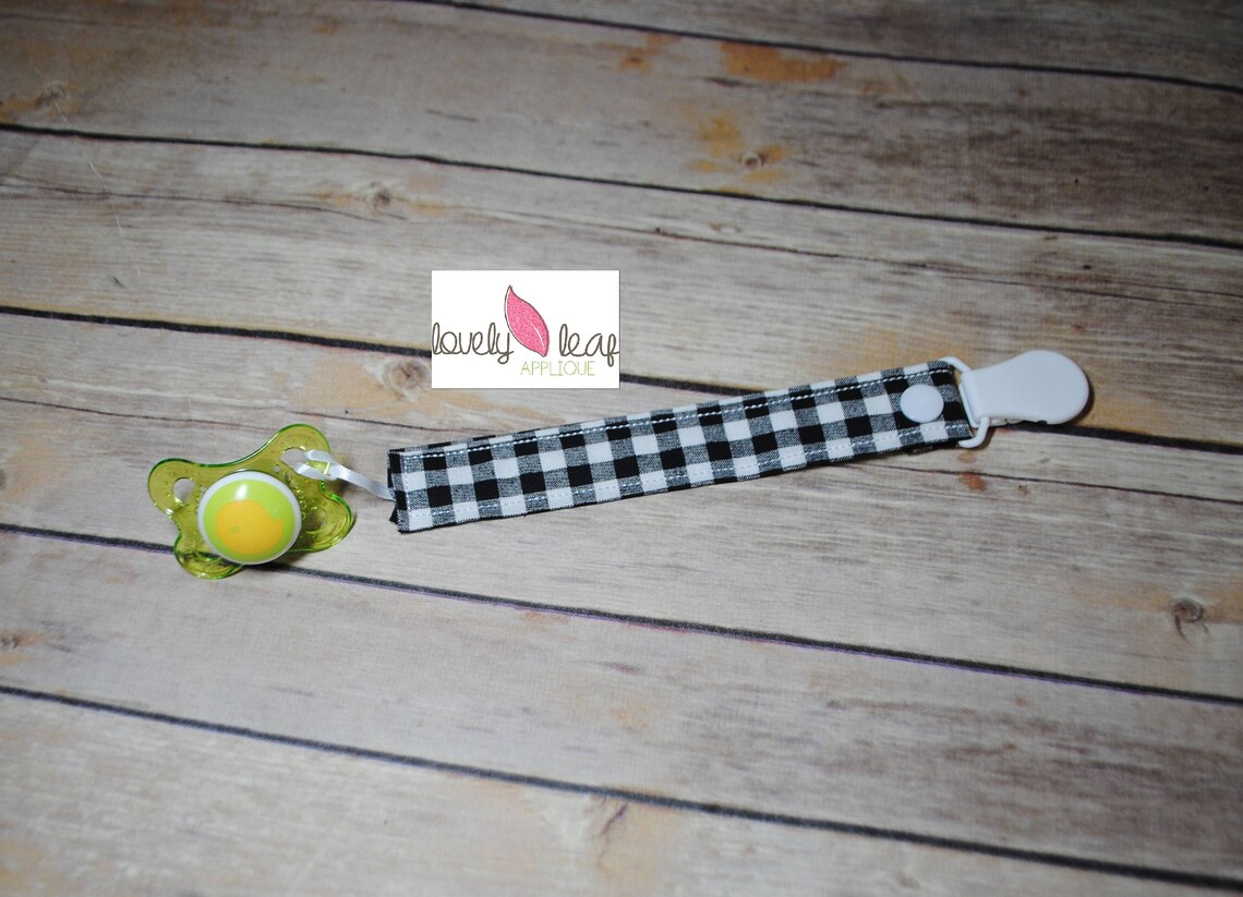 DIGITAL ITEM: ITH Pacifier Clip Embroidery Design 5x7 Hoop - Etsy