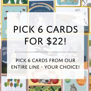 Pick 6 Cards Bundle - Your Choice!