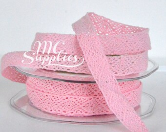 PInk lace,craft lace,lace for crafts,sewing lace,lace trim,sewing trim,sewing lace trim,lace by the yard,crafting lace,lace ribbon.