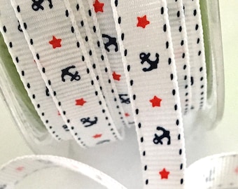 5 yds,Patriotic ribbon,satin ribbon,4th of July ribbon,Independence day ribbon,ribbon by the yard,ribbon for crafts,ribbon for hairbows.
