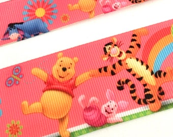 2 m,Winnie Band,FOE elastisch,Bärenband,Ripsband,Band Meterware,Schleifenband,Bastelband,60