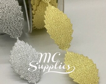 Fabric leaves,faux suede leaves,leaves trim,leaves ribbon,card making leaves,quilting trim,embellished leaves,scrapbooking leaf trim,188