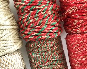 5-20 yds,White baker's twine,2 PLY bakers twine,twine cord,crafts twine,gift wrapping cord,floral arrangements cord,scrapbooking cord.