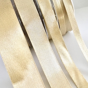 3-54 yds,Gold ribbon,satin ribbon,sparkle ribbon,hair ribbon,ribbon by the yard,ribbon for bows,ribbon,crafts ribbon,wedding ribbon