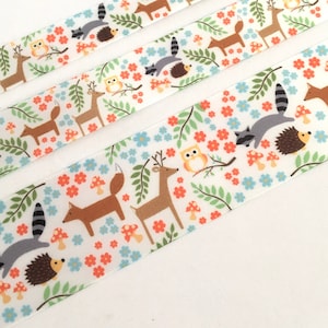 1-10 m,Satinband,Fuchs Band,Eulen Band,Fuchs Band,Wildtiere Band,Band Meterware