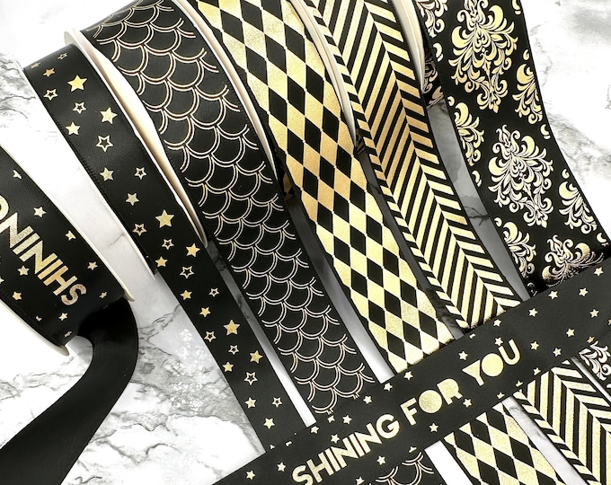 Ribbon Tiater 1-10 Yds,movie Film Ribbon,movie Ticket Ribbon,theater Ribbon,black ...