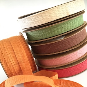 5-25 yds,Cotton ribbon,rustic ribbon,wedding ribbon,linen ribbon,solid ribbon,ribbon by the yard,ribbon for bows,gift wrapping ribbon.