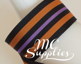 3 yds,Halloween ribbon,grosgrain ribbon,striped ribbon,ribbon,autumn ribbon,fabric ribbon,gift wrapping ribbon,scrapbooking ribbon,175