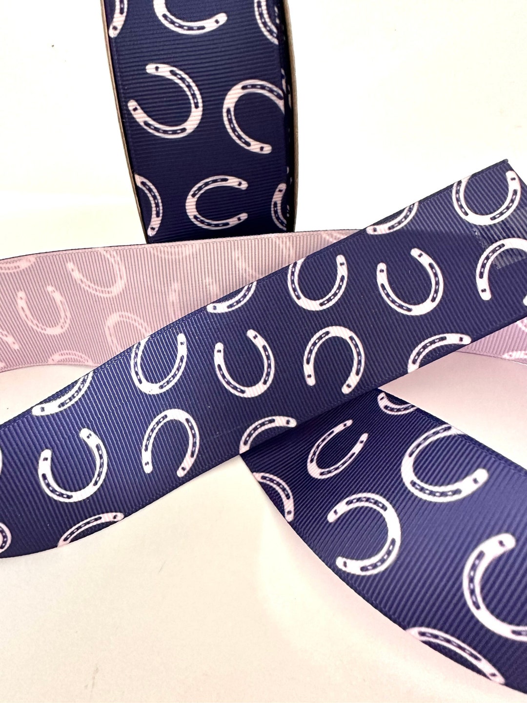 110 Yds,horse Shoe Ribbon,equestrian Ribbon,horse Ribbon,bits Ribbon
