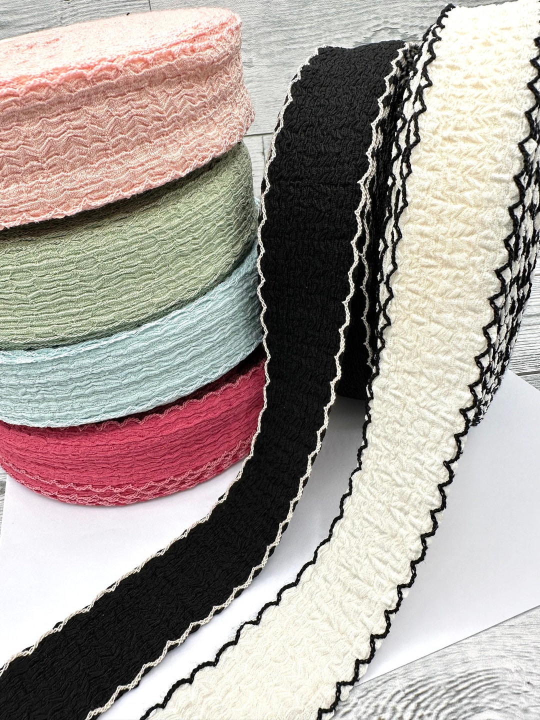 Droopy Ribbon 2-10 Yds,crinkle Ribbon,pleated Ribbon,fabric Ribbon,gift Wrap Ribbon ...
