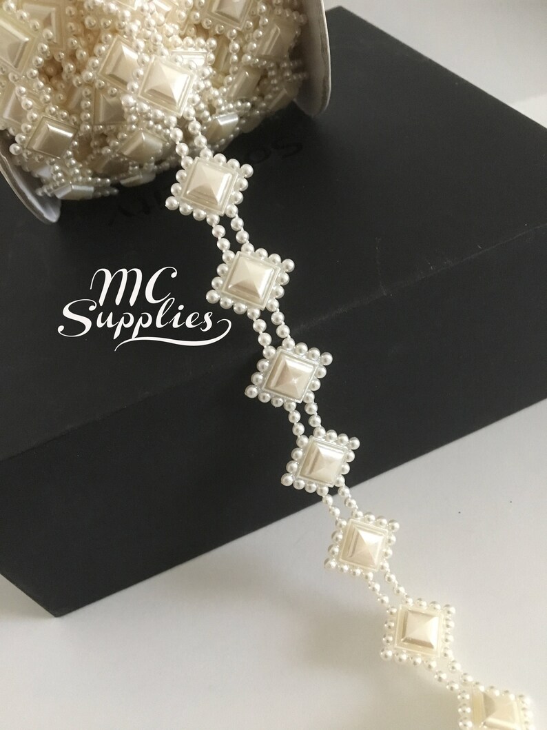 Ivory Pearl Trimpearl Stringivory Trimdecorative Etsy