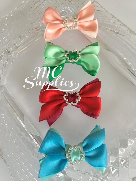 Buy Ribbon Bows,bows for Babies,hair Clip Bow,headband Bow,peach