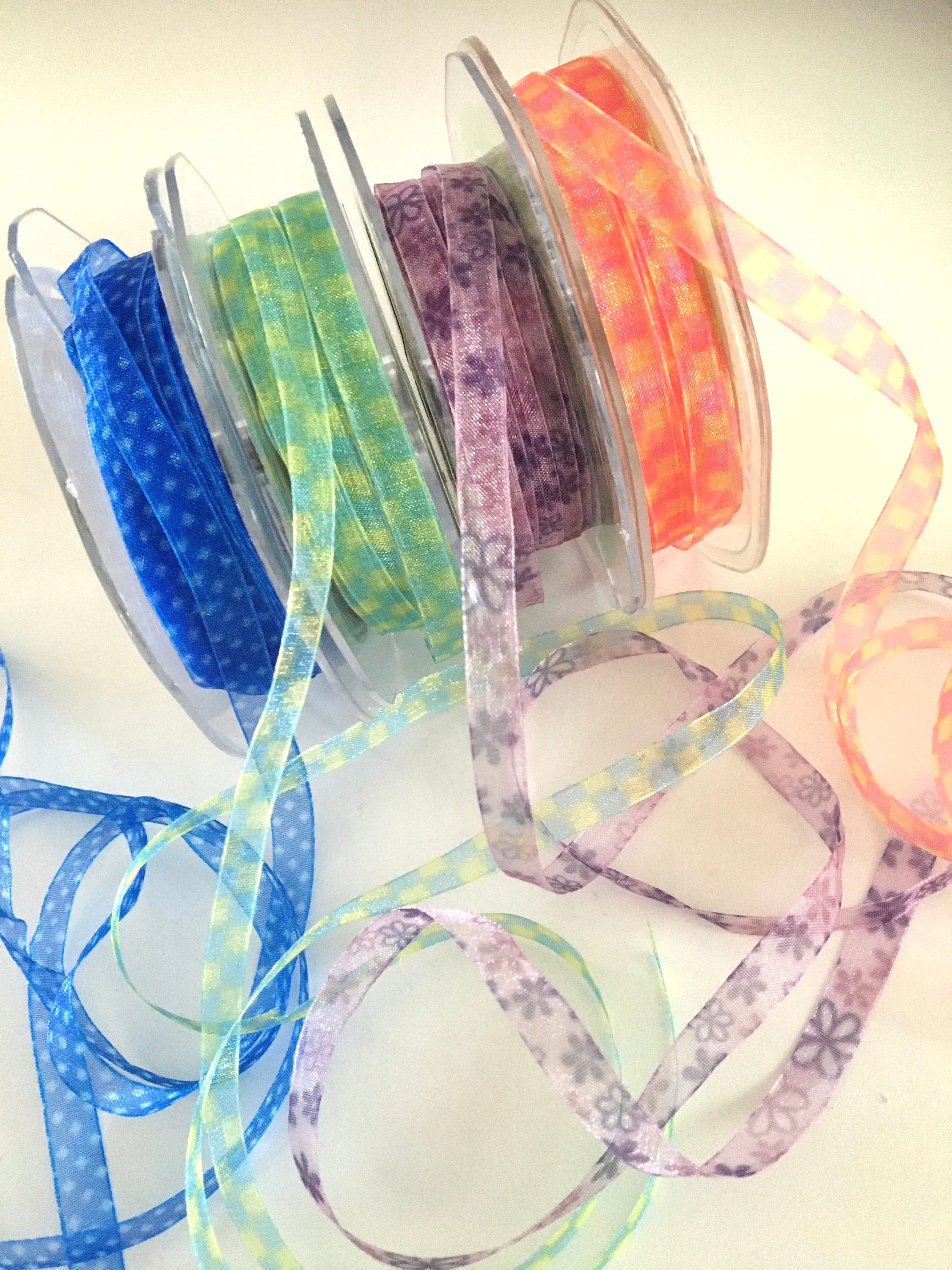 Lightweight Ribbon 5 Yds,sheer Ribbon,craft Ribbon,woven Ribbon,ribbon for Crafts,narrow ...