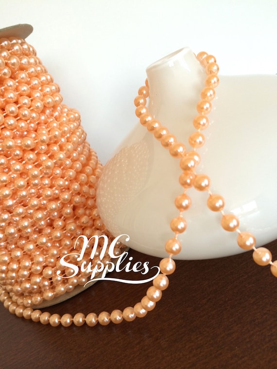 Peach beads,craft supplies,beads for crafts,craft beads,crafting  beads,strand of beads,pearl beads,craft pearls,accent bead,craft pearls,196