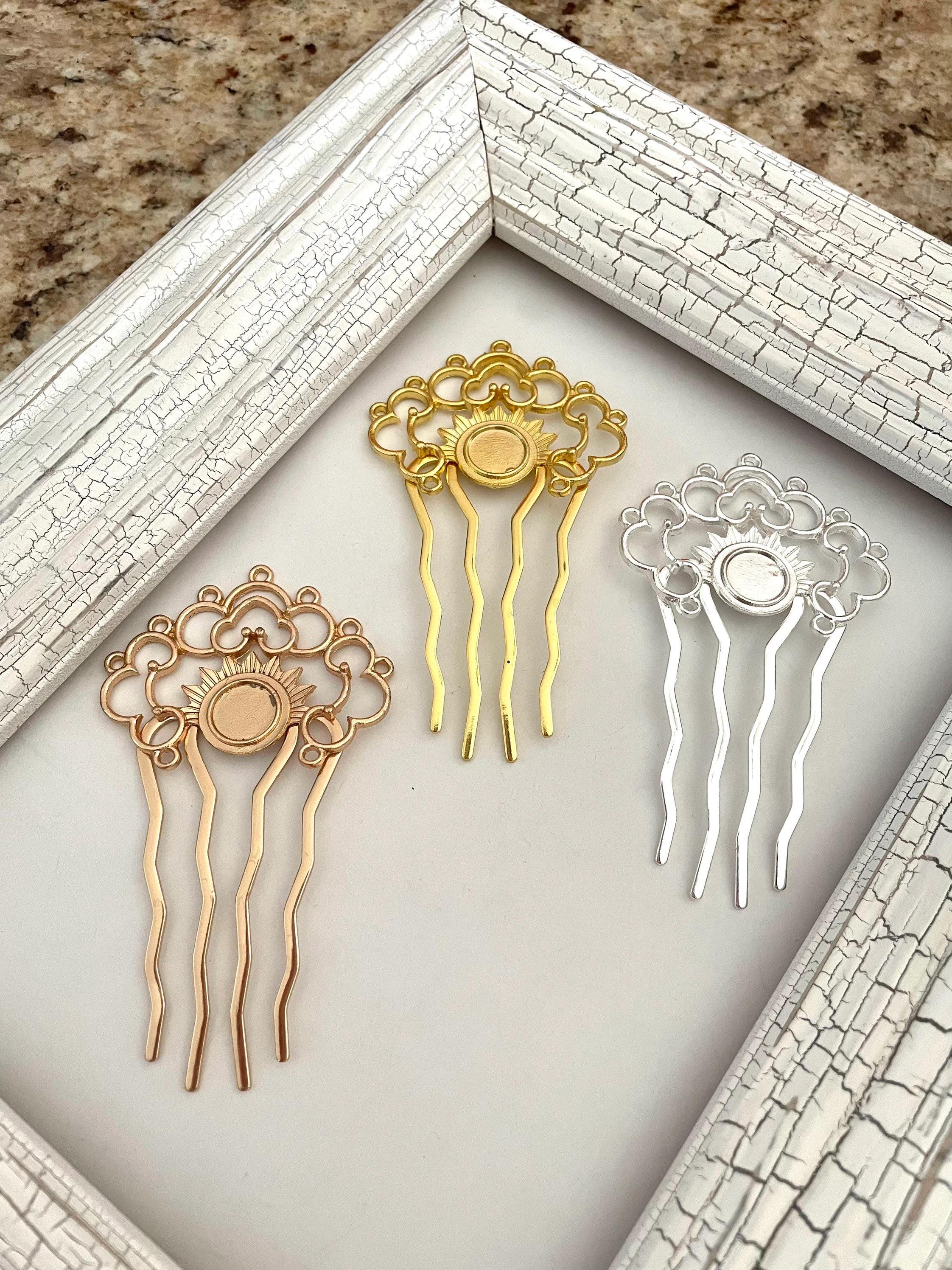 200 épingles En U Florales - Piquets Double Blocage Pour Jardin, Couronnes, Couture, Argent - 3