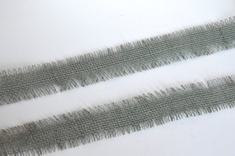 Gray ribbon,jute ribbon,mesh ribbon,burlap ribbon,ribbon by the yard,scrapbooking ribbon,frayed ribbon,embellished ribbon,155