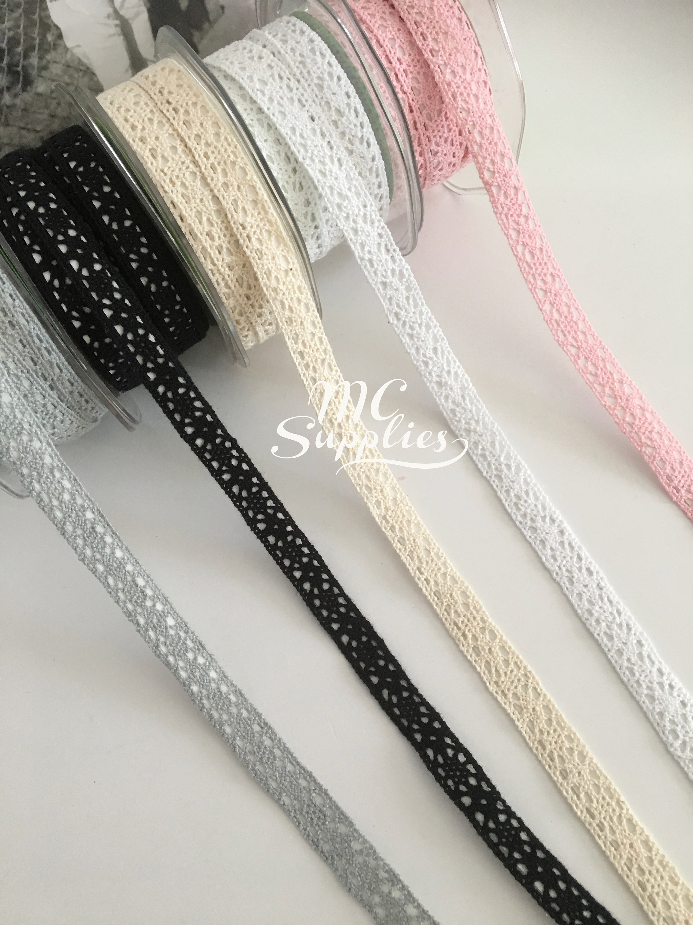 Lace Adhesive Ribbon Tape, Cotton Sticky Ribbon, Lace, Sewing, Fabric,  Decoration Gift Wrapping 