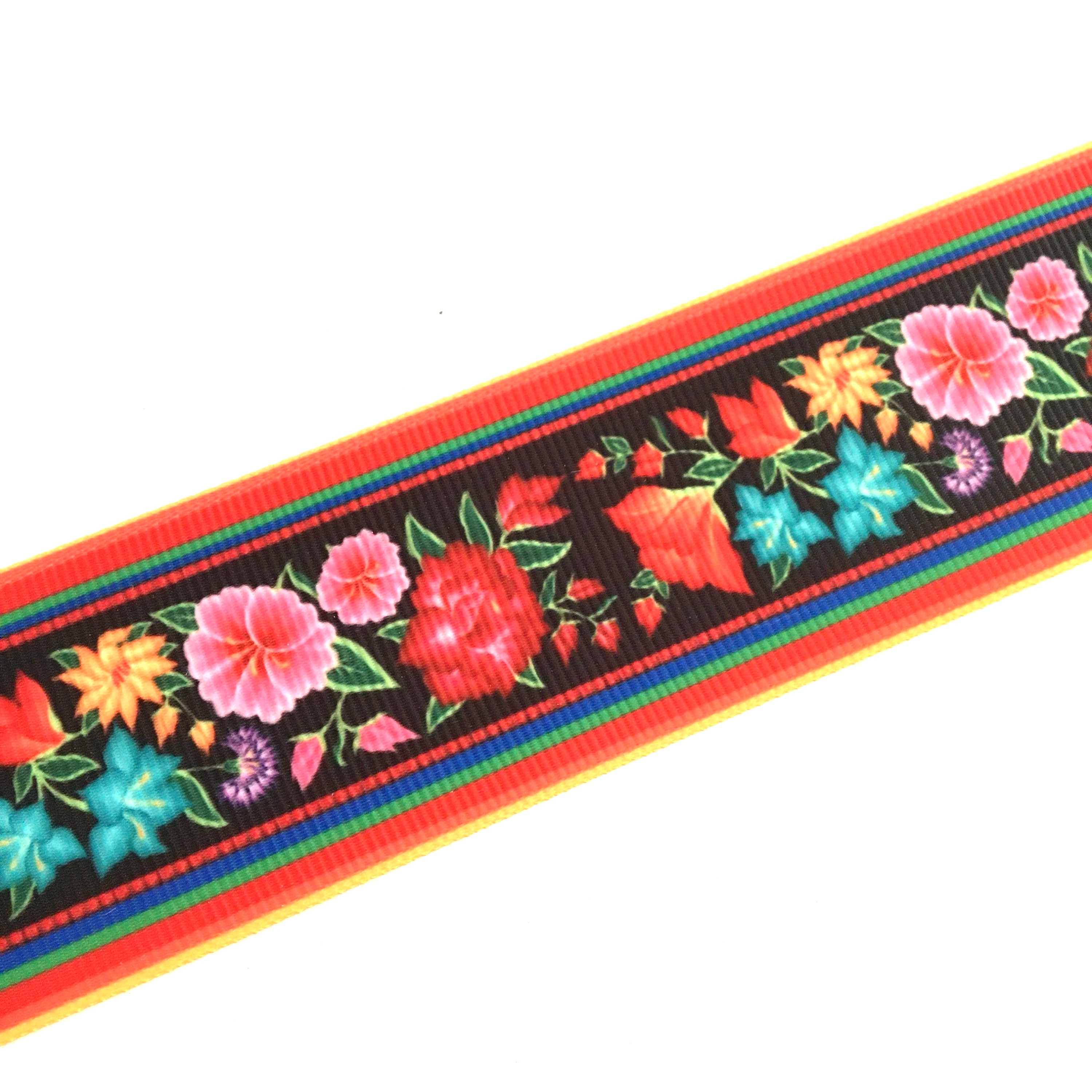【えむ】Mallorca Back Ribbon Floral The Pioneer Woman Heritage Floral Ribbon Bundle, 7/8